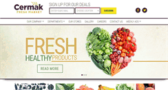 Desktop Screenshot of cermakfreshmarket.com